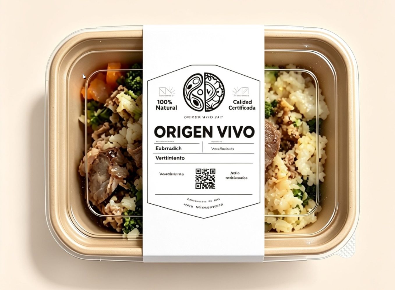 Vianda de Origen Vivo lista para retirar